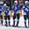PARIS, FRANCE - MAY 13: Players from team Slovenia look on dejected following a 5-2 loss to team Belarus during preliminary round action at the 2017 IIHF Ice Hockey World Championship. (Photo by Matt Zambonin/HHOF-IIHF Images)
